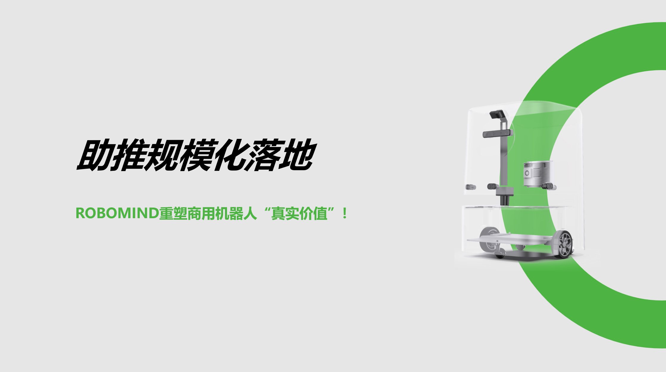 助推規(guī)?；涞?！ROBOMIND重塑商用機器人“真實價值”！